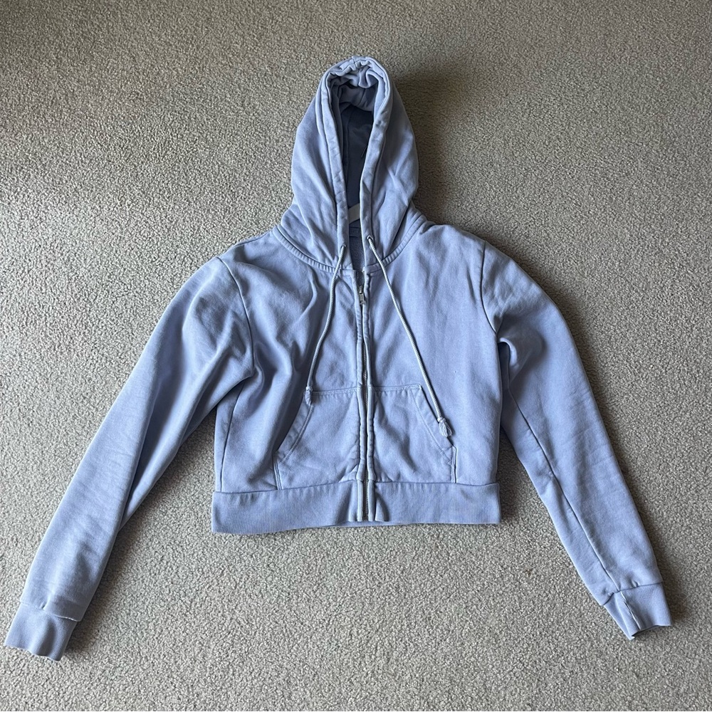 brandy melville blue crystal hoodie